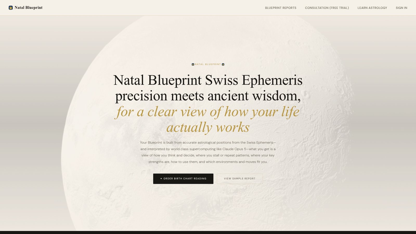 Natal Blueprint