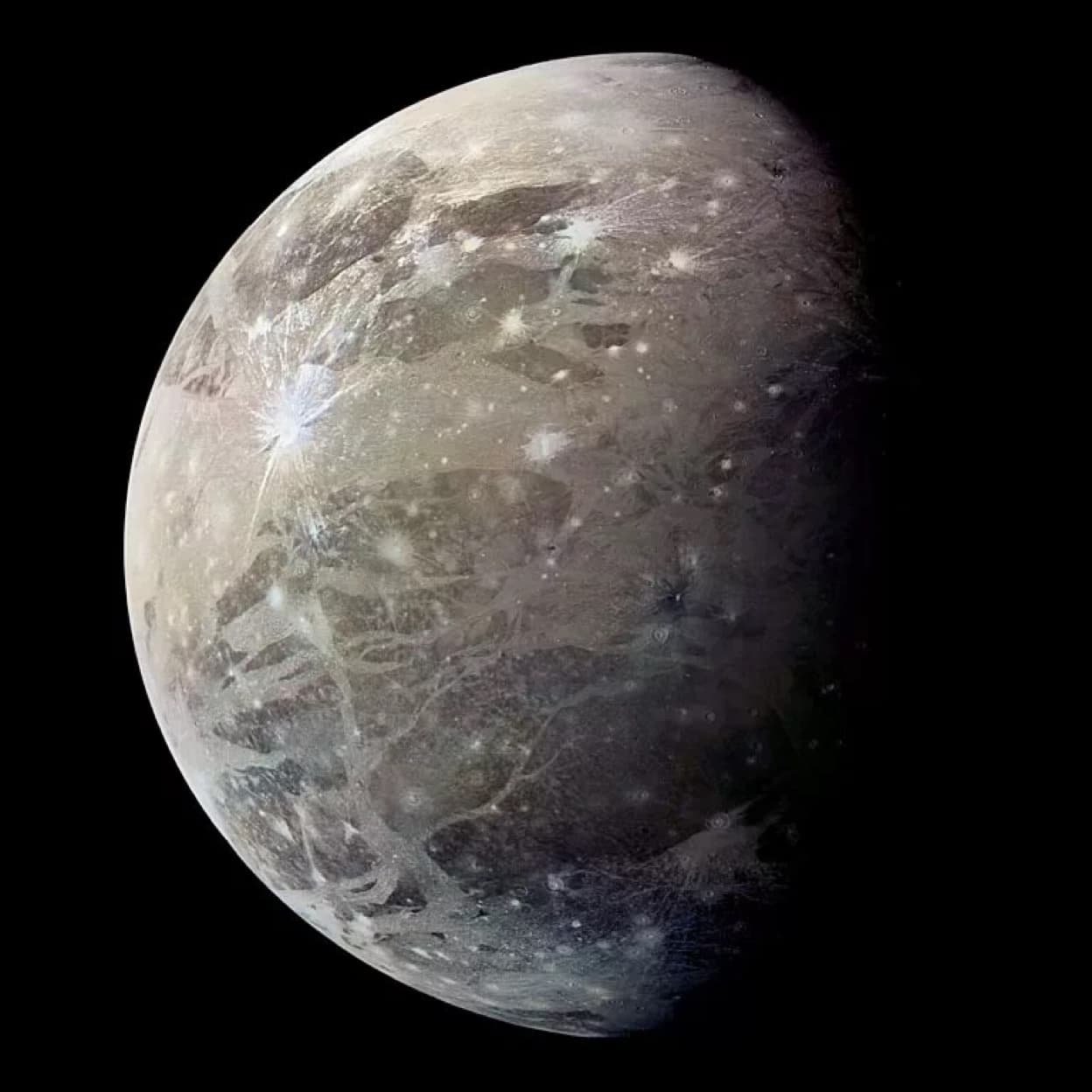 Jupiter with volcanic moon Io in orbit — planets expressing through the twelve life areas of a natal chart